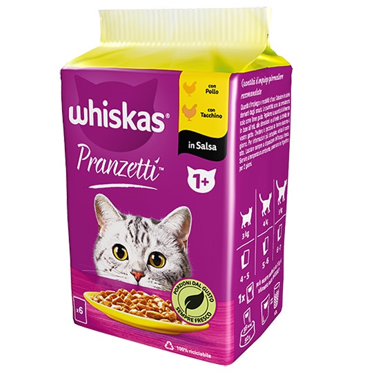 Whiskas® Pranzetti Carni Bianche 50g