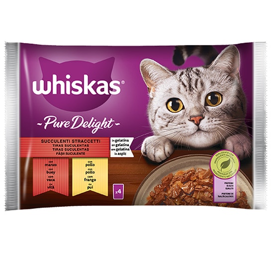 Whiskas® Pure Delight Succulenti Straccetti 85g