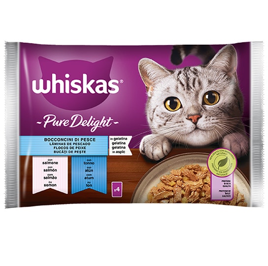 Whiskas® Pure Delight Bocconcini di Pesce 85g