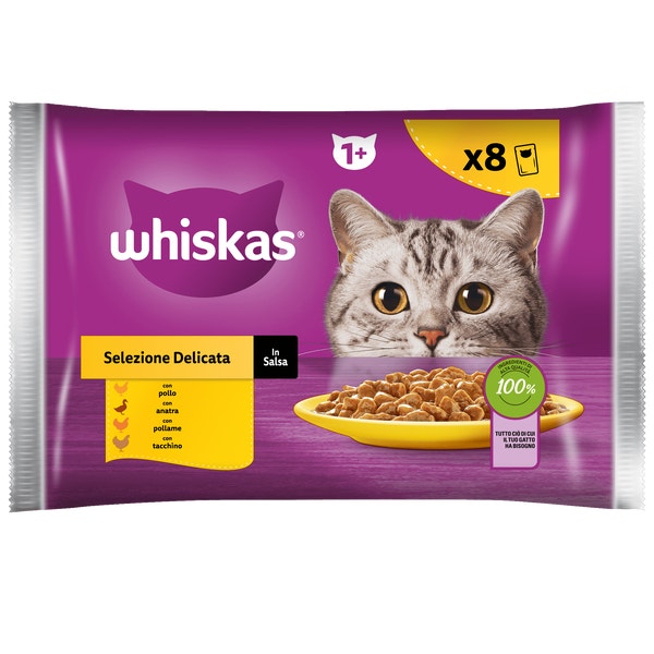 Whiskas® Core Selezione Delicata 8x85g