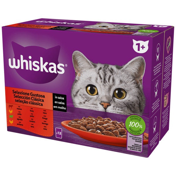 Whiskas® Core Selezione Gustosa 12x85g