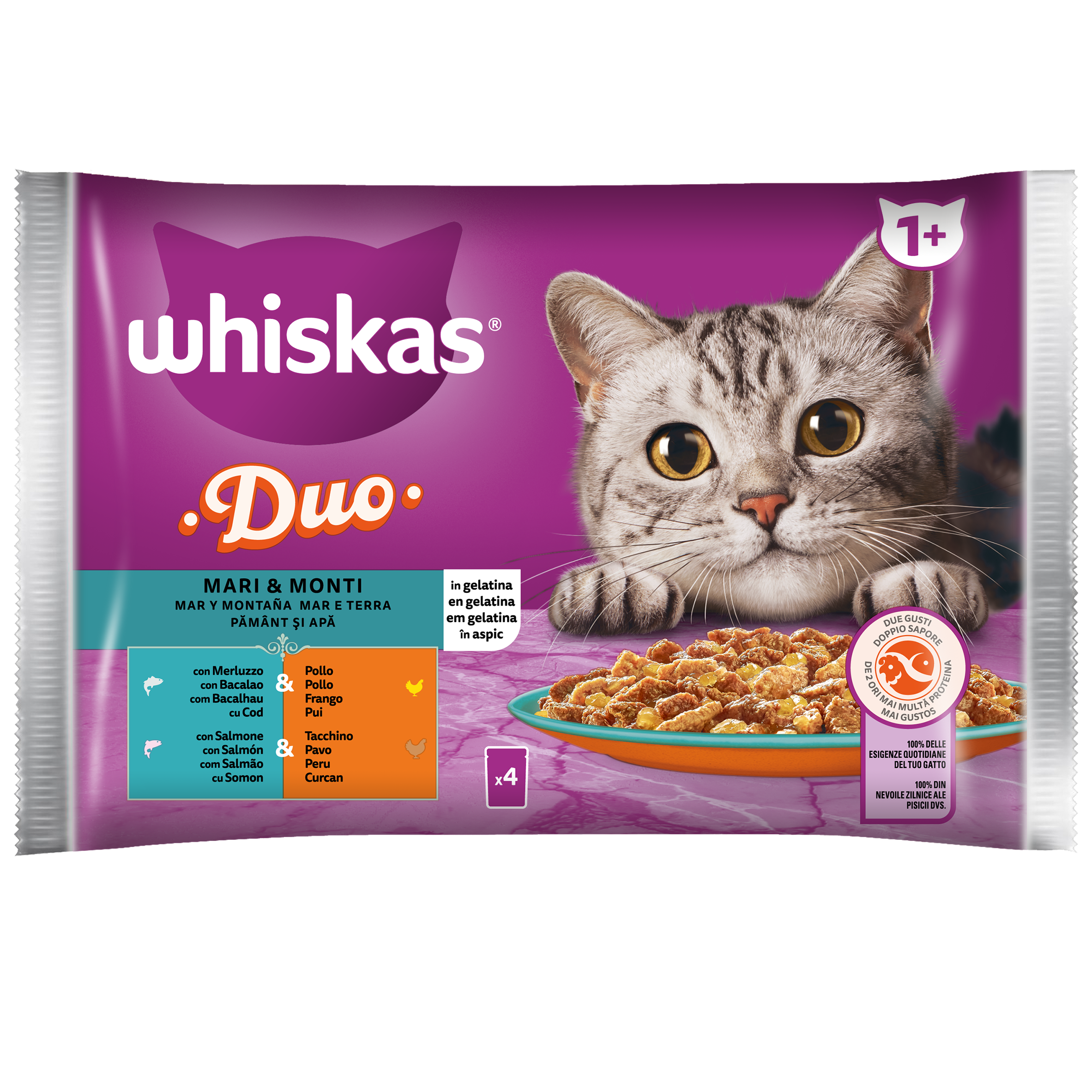 Whiskas® Duo Mari e Monti 85g