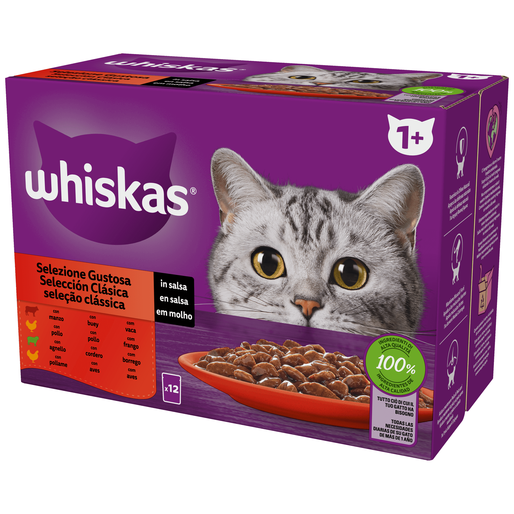 Whiskas® Core Selezione Gustosa 12x85g