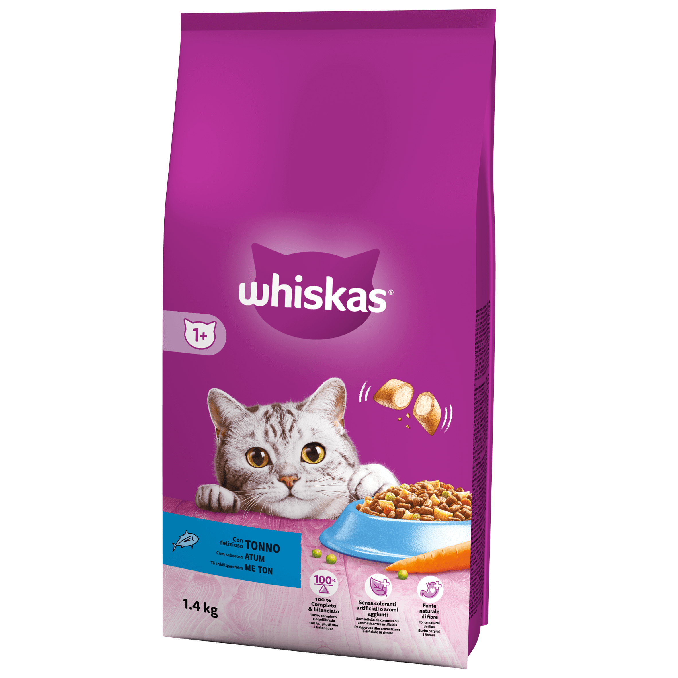 Whiskas® Croccantini con Delizioso Tonno 1.4kg
